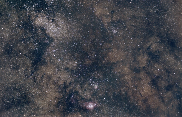 mm widefield image of the Sagittarius region of the Milky Way 