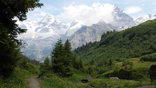Mnch and Jungfrau in the Swiss Alps 