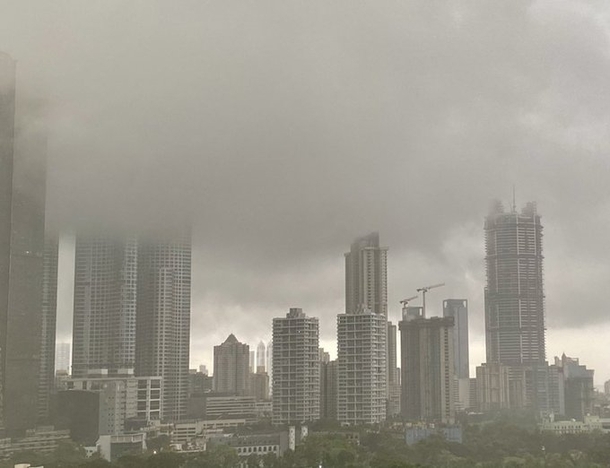Monsoon in Mumbai India