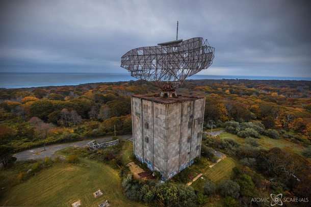 Montauk Air Force Stations massive air defense radar array