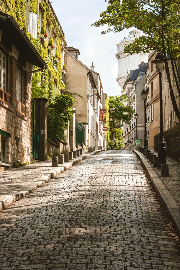 Montmartre Street Paris France  