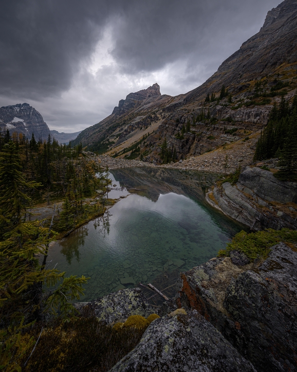 Moody day hiking in Yoho National Park  IG coleyyc