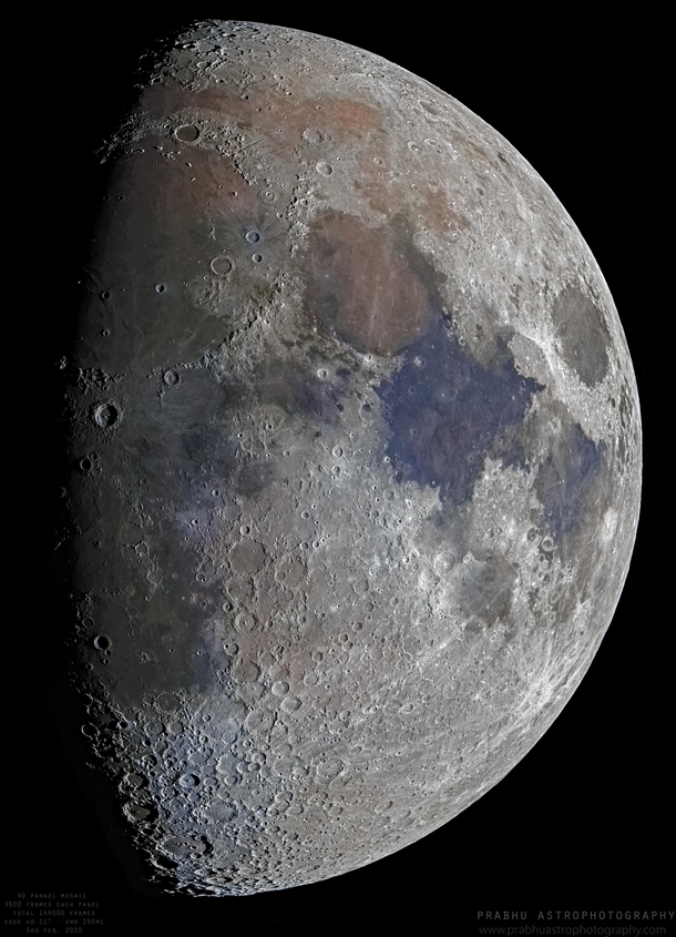 Moon Mosaic in Highest Resolution