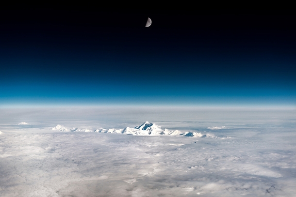 Moon over Alaska at  ft Christiaan van Heijst 