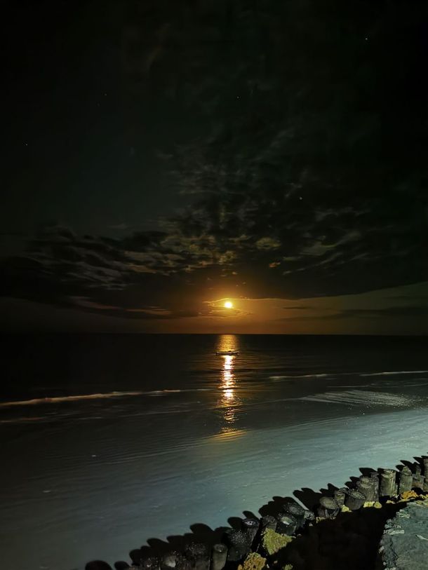 Moon over Zanzibar Tanzania