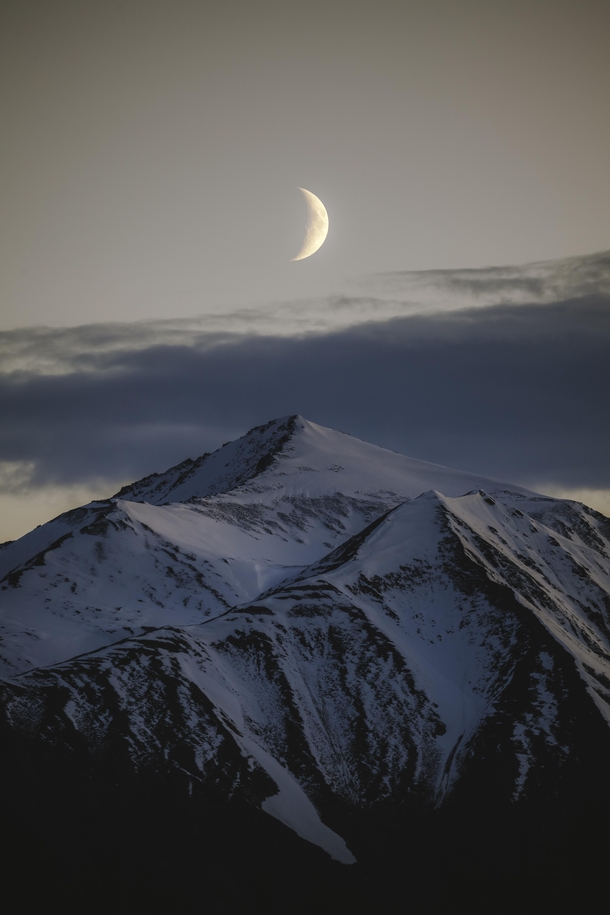 Moonrise in Alaska 