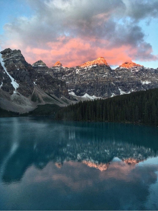 Moraine Lake Banff National Park Canada  photographer - B Archer 