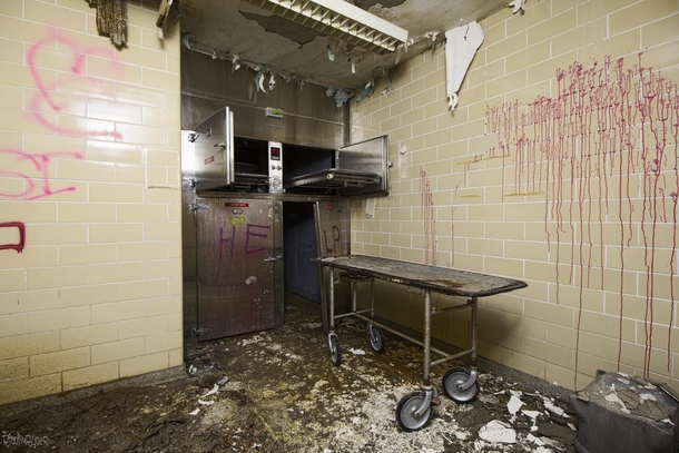 Morgue Inside the Abandoned St Joseph Hospital in Parry Sound Ontario 