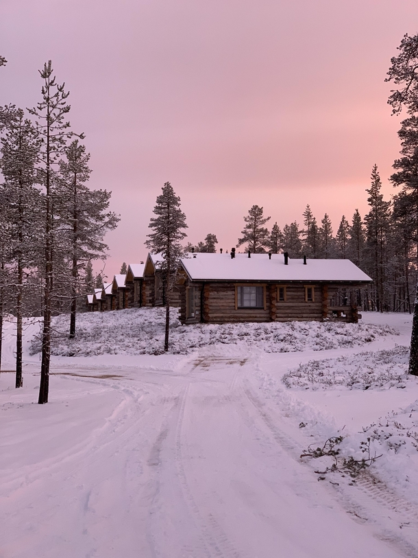 Morning sunrise in finland