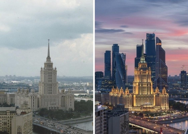 Moscow Russia  years apart