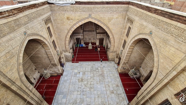 Mosque-Madrasa of Sultan al-Ashraf Barsbay is a historical complex of mosque and madrasa located in Cairo Egypt The mosque was built during the Mamluk period by the Burji Sultan Al-Ashraf Al-Barsbay in 