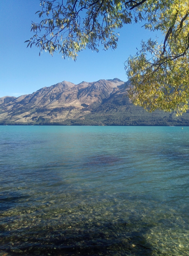 Most beautiful country I have been to so far Lake Wakatipu in New Zealand 
