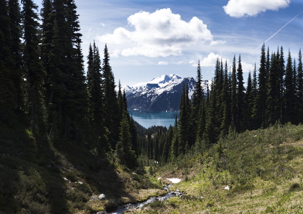 Mount Price and Garibaldi Lake near Whistler British Columbia 