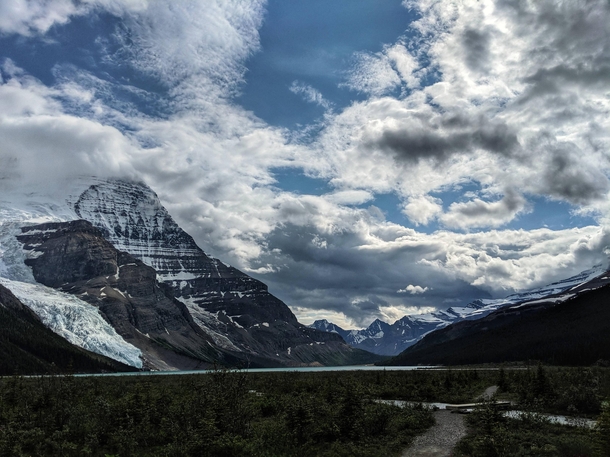 Mount Robson from Robsons Pass 