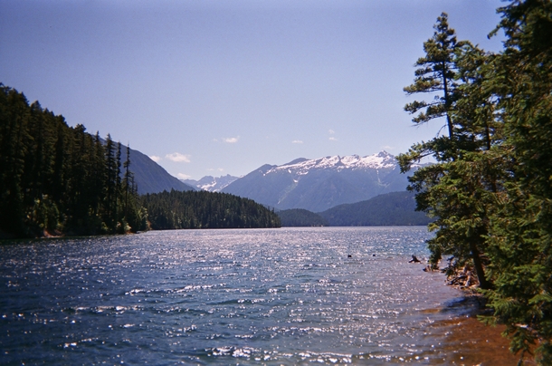Mountains in North Cascades NP Washington 