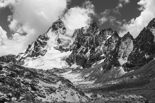 Mountains near Renjo La Pass -m- Gokyo Nepal  IG- silashowemedia