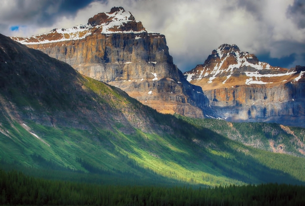 Mountains of Jasper Alberta Canada by Greg McLemore