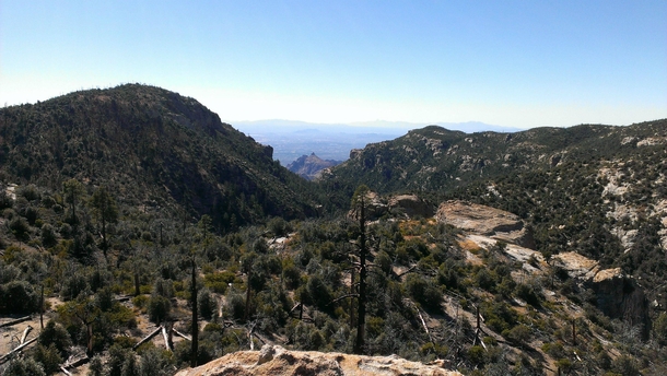 Mt Lemmon overlooking Tucson AZ 