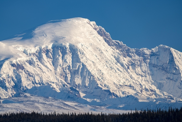 Mt Sanford  th Tallest peak in Alaska th tallest in the US 
