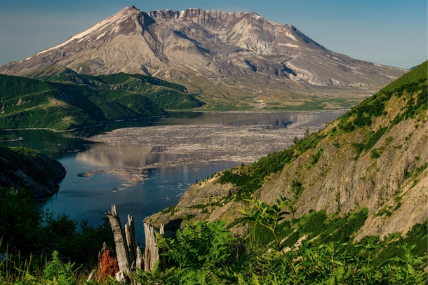 Mt St Helens and Spirit Lake from Norway Pass   x 