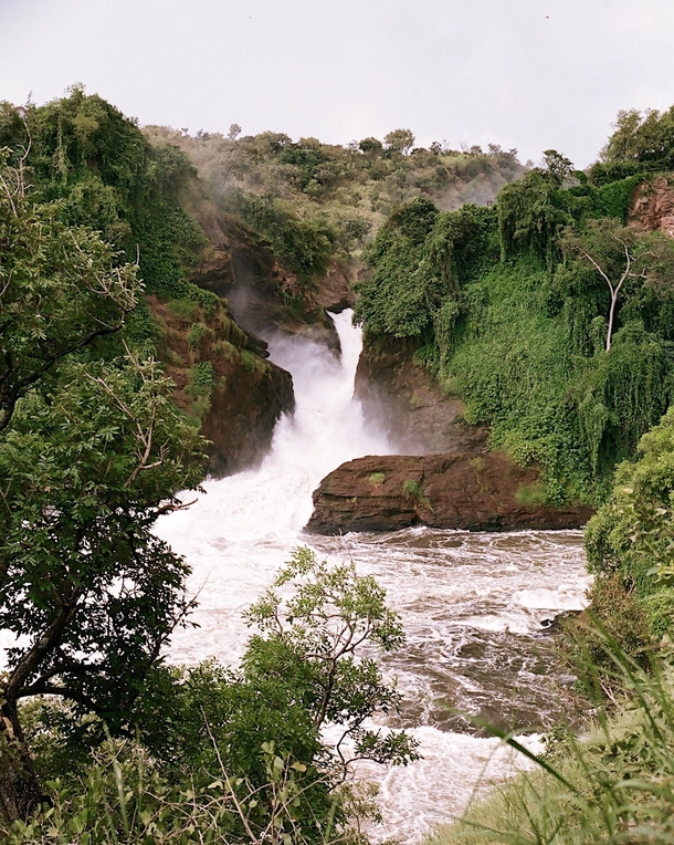 Murchison Falls on White Nile River Uganda 