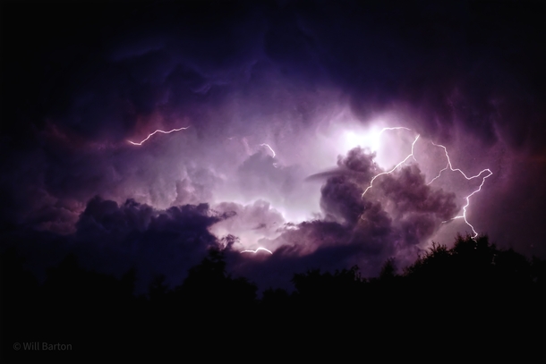 My composited photo of last months storm in the UK