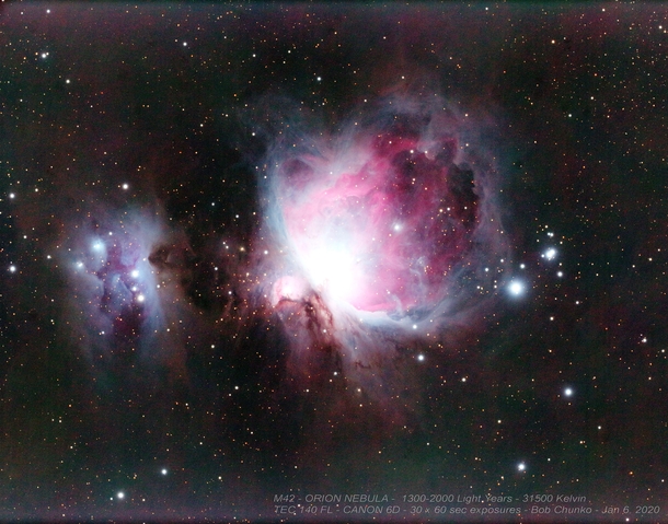 My dads colleagues photo of the Orion Nebula