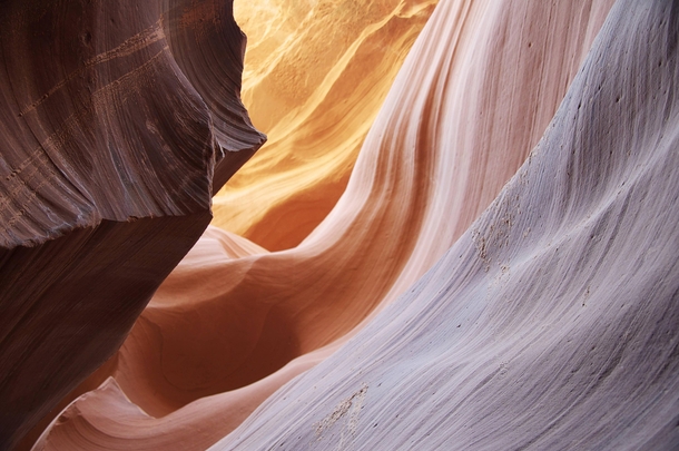 My favorite picture from my visit to Antelope Canyon in Page Arizona 
