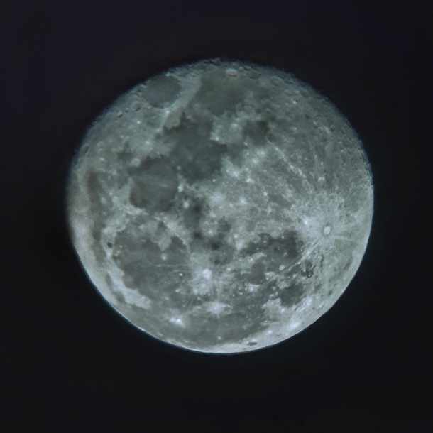 My first attempt at moon photography through my new telescope 