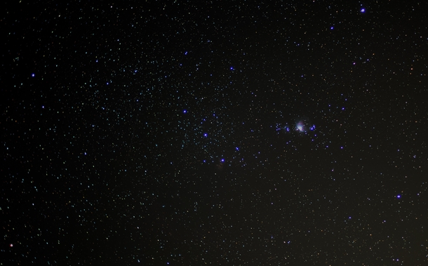 My First attempt at Orion using a tracking mount 