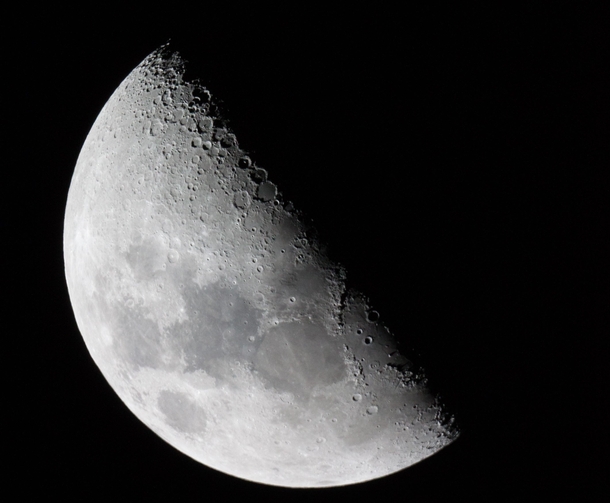 My first ever moon shot New telescope for Christmas Taken early Jan 