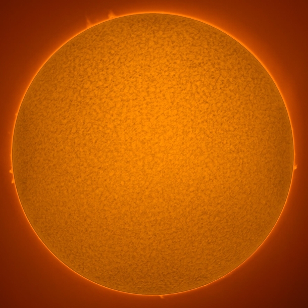 My first ever photograph of the sun with a solar scope