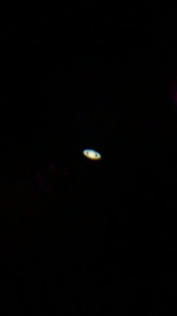 My first photo of Saturns rings