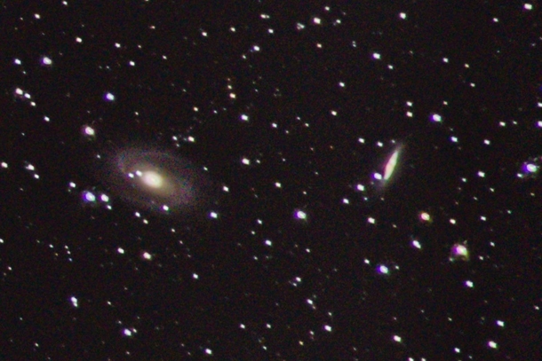 My first real attempt at photographing MBodes Galaxy and Mthe Cigar Galaxy at mm focal length