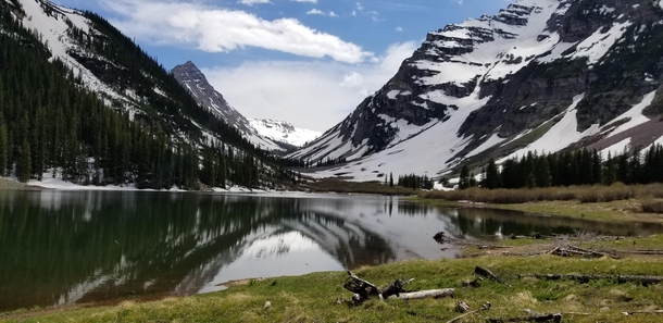My first time seeing real mountains Maroon Bells absolutely blew my mind 