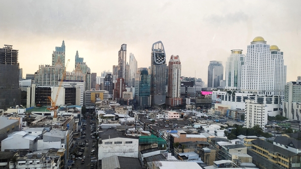 My hotel view in Bangkok