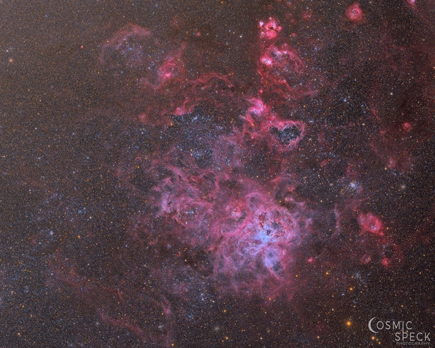 My image of the Tarantula Nebula - the most active star forming region in the night in true color