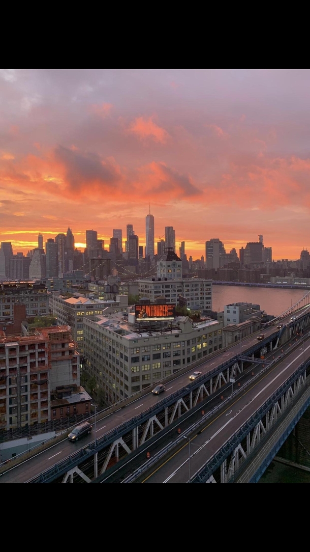 My sister sent me her view from new Brooklyn apartment