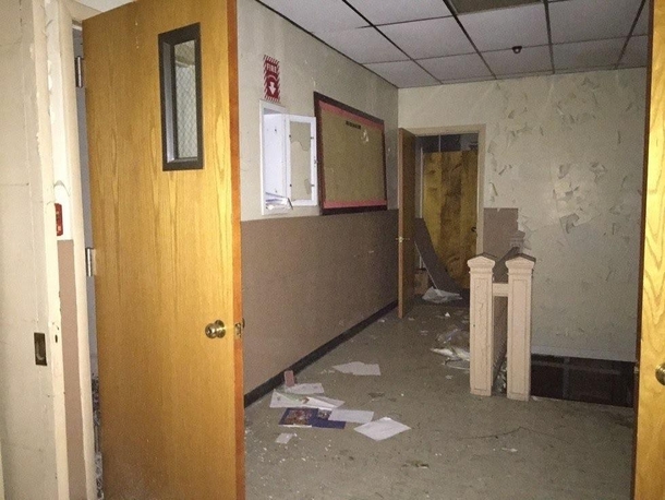 My university has an entire abandoned campus and this is the inside of one of the buildings