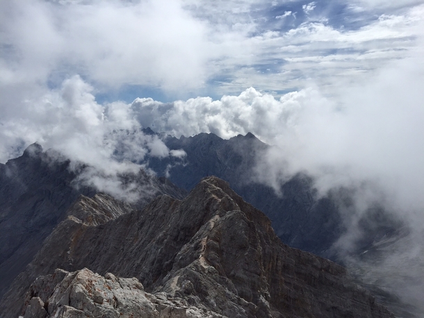 My view from Zugspitze last Saturday x