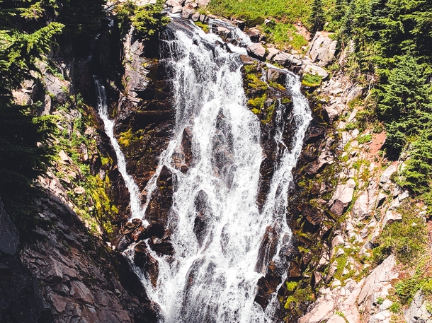 Myrtle Waterfall-Mt Rainier-Paradise 