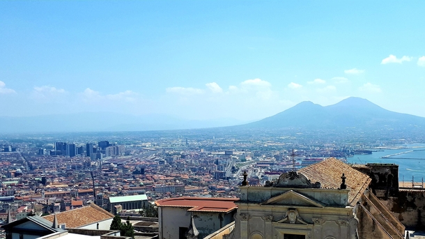 Naples and Mount Visuvius
