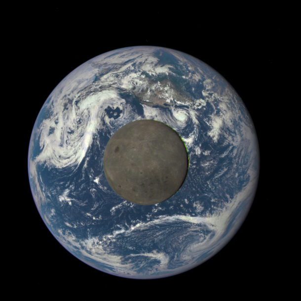 NASA DSCOVR EPIC Moon crossing 