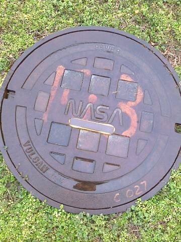 NASA has its own manhole covers 