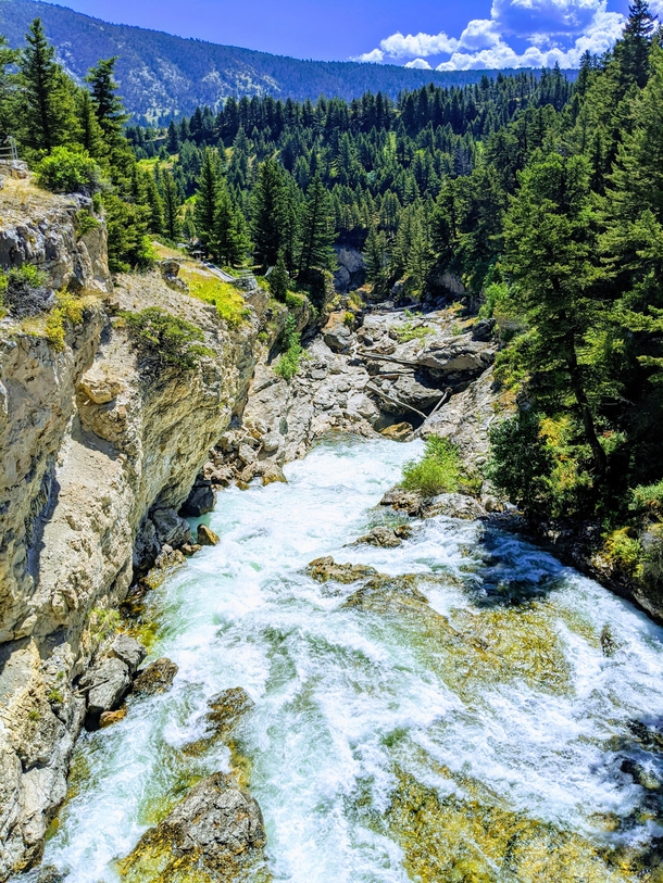 Natural Bridge Falls MT 