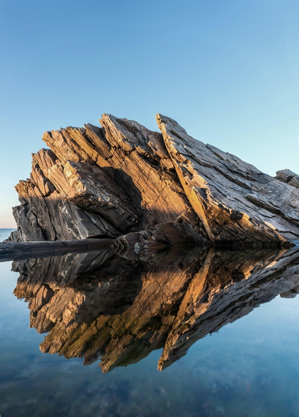 Natural Dragonstone Throne at Golden Hour New Hampshire 