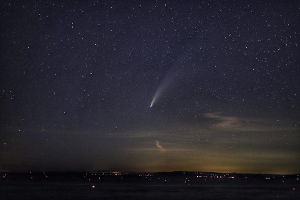 Neowise as seen from Golden Gardens Seattle WA