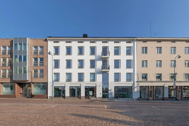 New building with classic style architecture in Kotka Finland