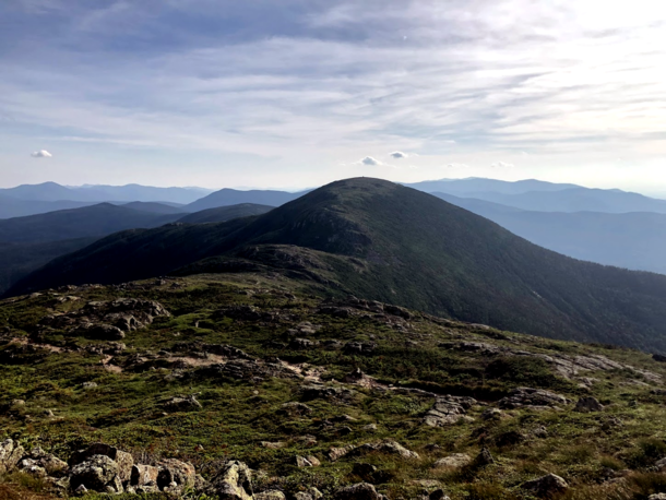 New Hampshire has  peaks over  One of my favorites gentle Mt Eisenhower  