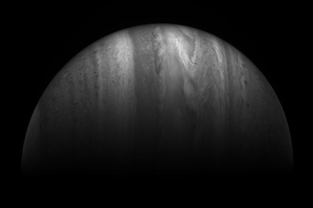 New Horizons Black and White Image of Jupiter